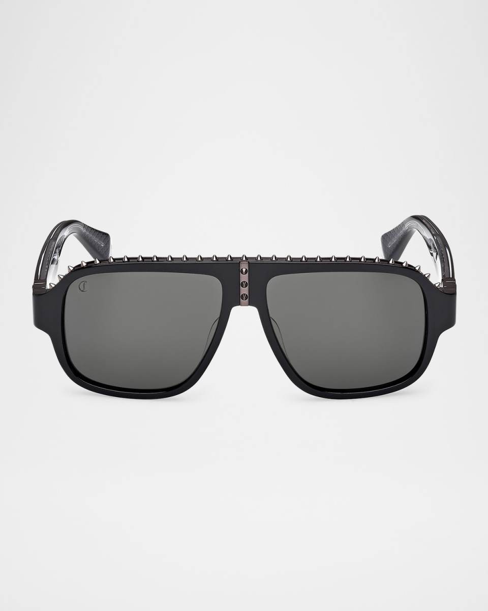 Roller Spiked Aviator Sunglasses